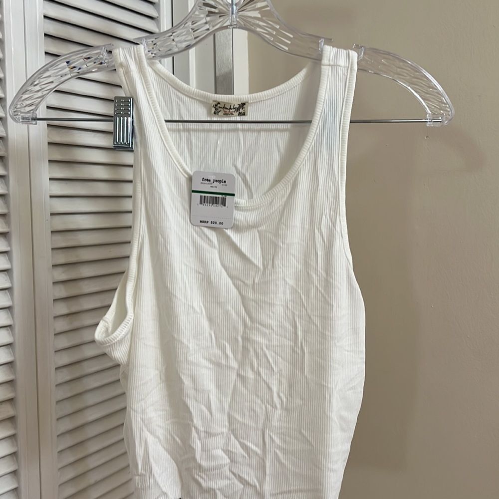 Free People High Neck Ribbed Tank - Picture 4 of 9